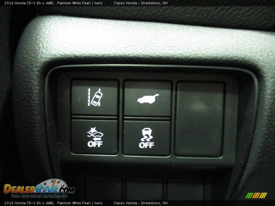 2019 Honda CR-V EX-L AWD Platinum White Pearl / Ivory Photo #35