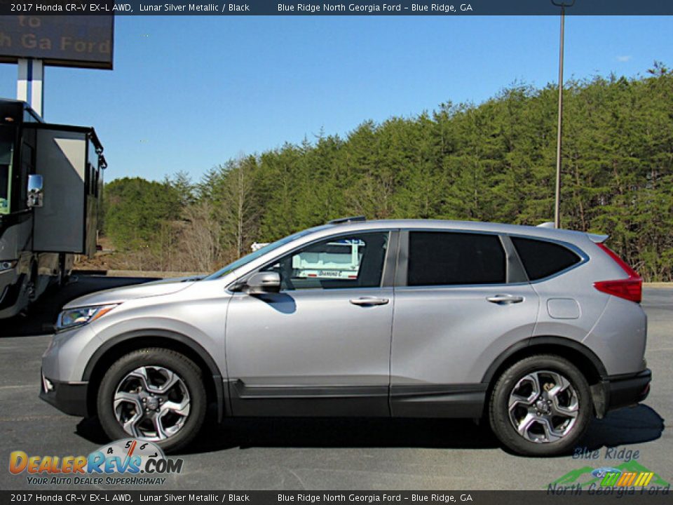 2017 Honda CR-V EX-L AWD Lunar Silver Metallic / Black Photo #2