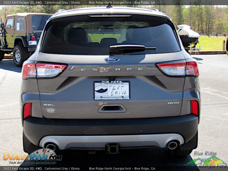 2022 Ford Escape SEL 4WD Carbonized Gray / Ebony Photo #4