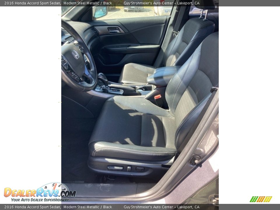 2016 Honda Accord Sport Sedan Modern Steel Metallic / Black Photo #4