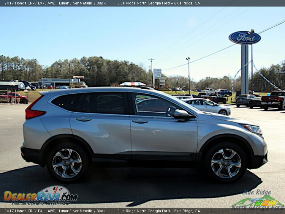 2017 Honda CR-V EX-L AWD Lunar Silver Metallic / Black Photo #6