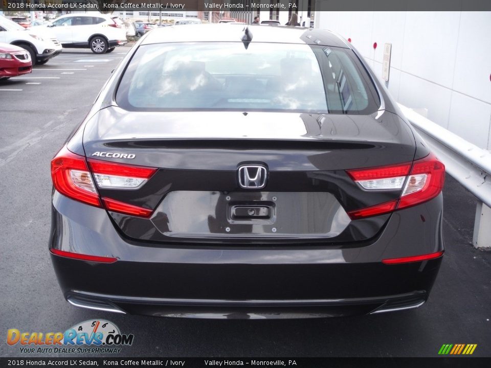 2018 Honda Accord LX Sedan Kona Coffee Metallic / Ivory Photo #6