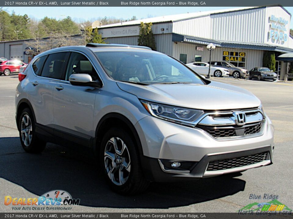 2017 Honda CR-V EX-L AWD Lunar Silver Metallic / Black Photo #7