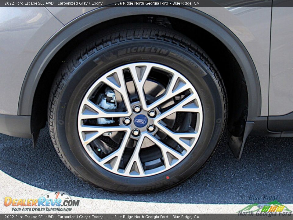 2022 Ford Escape SEL 4WD Carbonized Gray / Ebony Photo #9