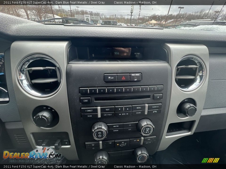 2011 Ford F150 XLT SuperCab 4x4 Dark Blue Pearl Metallic / Steel Gray Photo #11