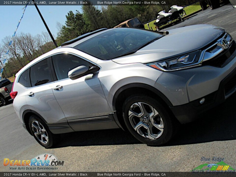 2017 Honda CR-V EX-L AWD Lunar Silver Metallic / Black Photo #24