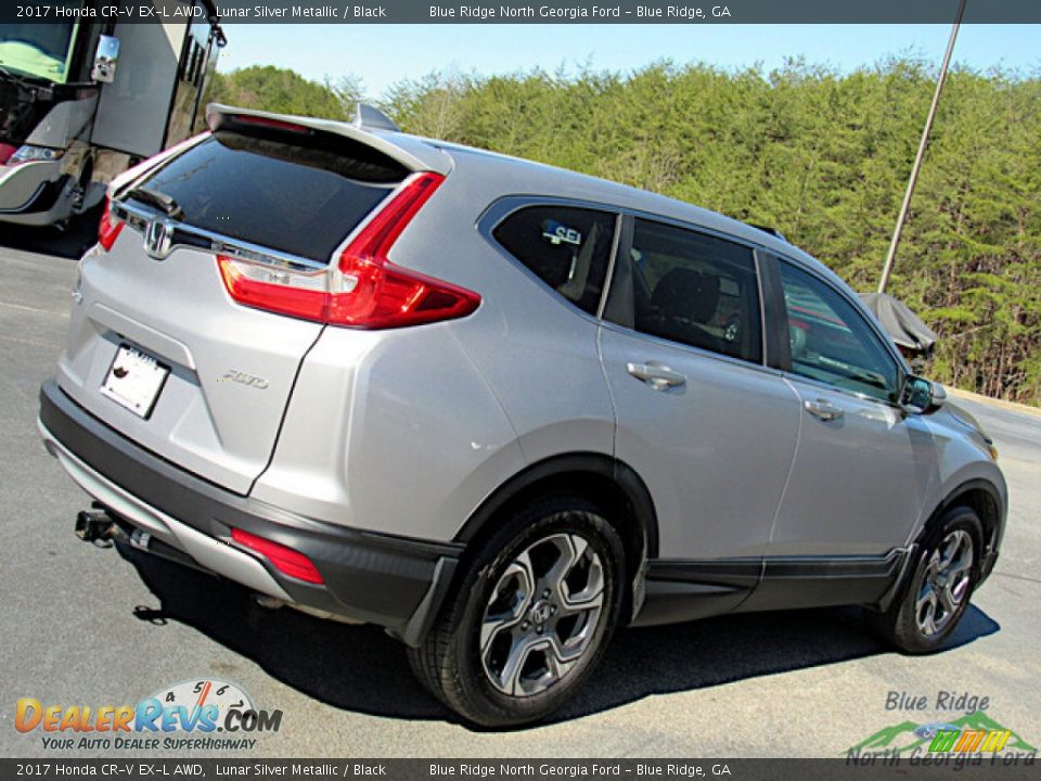 2017 Honda CR-V EX-L AWD Lunar Silver Metallic / Black Photo #25