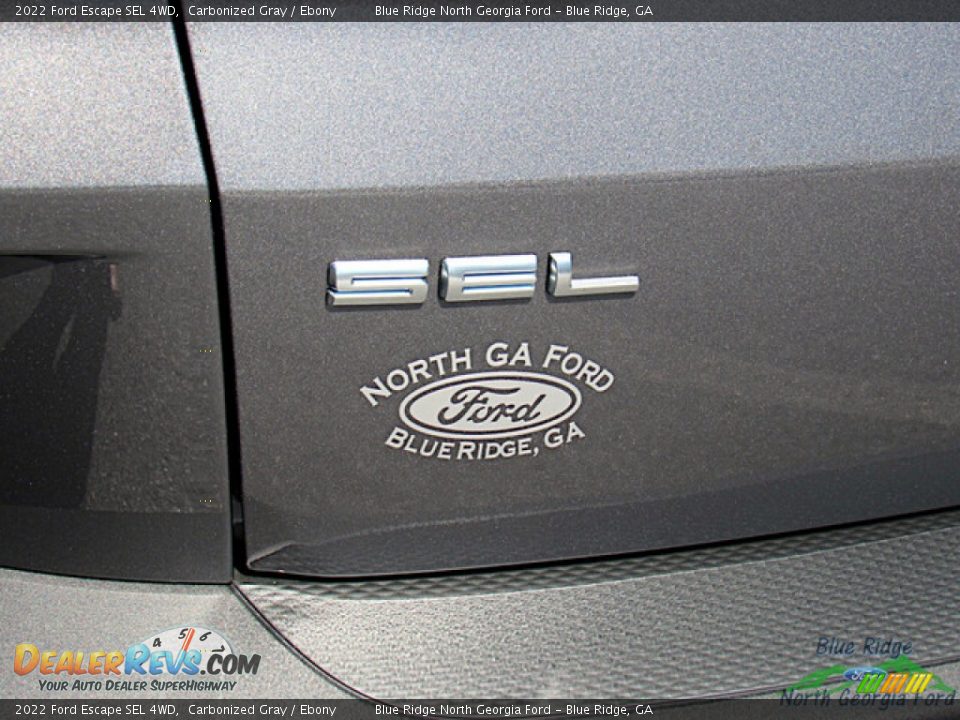 2022 Ford Escape SEL 4WD Carbonized Gray / Ebony Photo #28