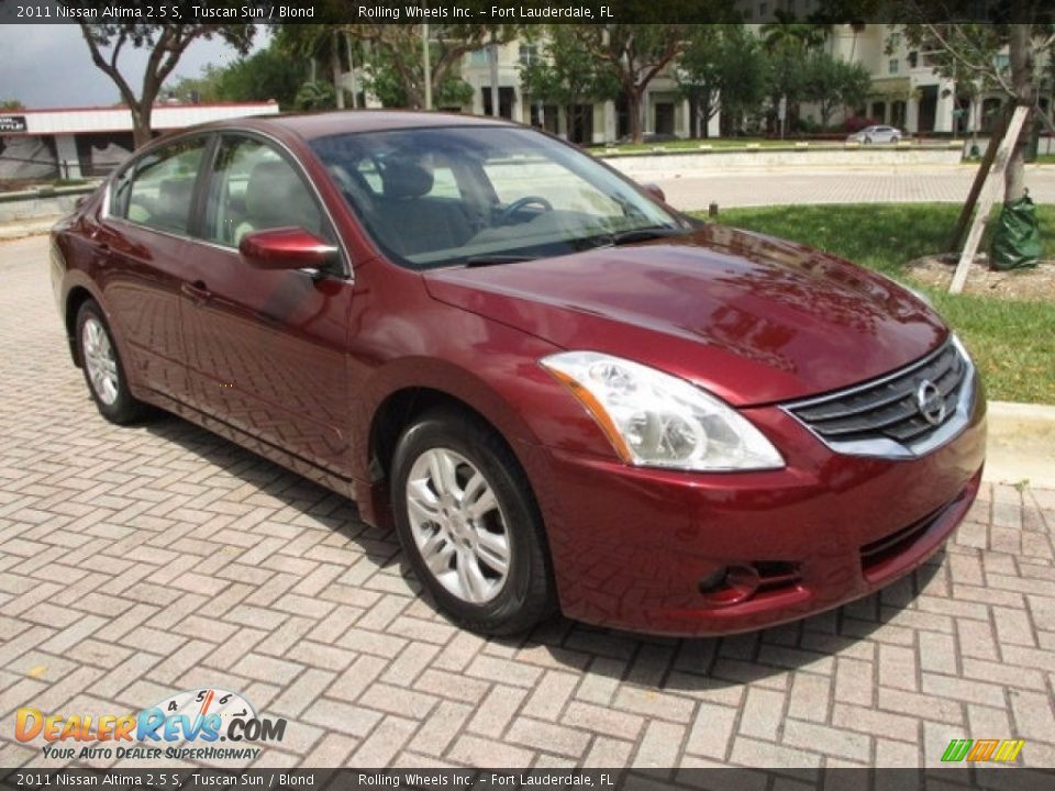 2011 Nissan Altima 2.5 S Tuscan Sun / Blond Photo #14