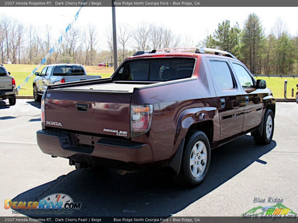 2007 Honda Ridgeline RT Dark Cherry Pearl / Beige Photo #5