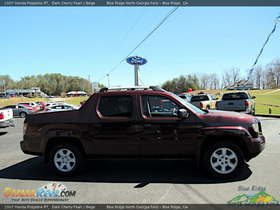 2007 Honda Ridgeline RT Dark Cherry Pearl / Beige Photo #6