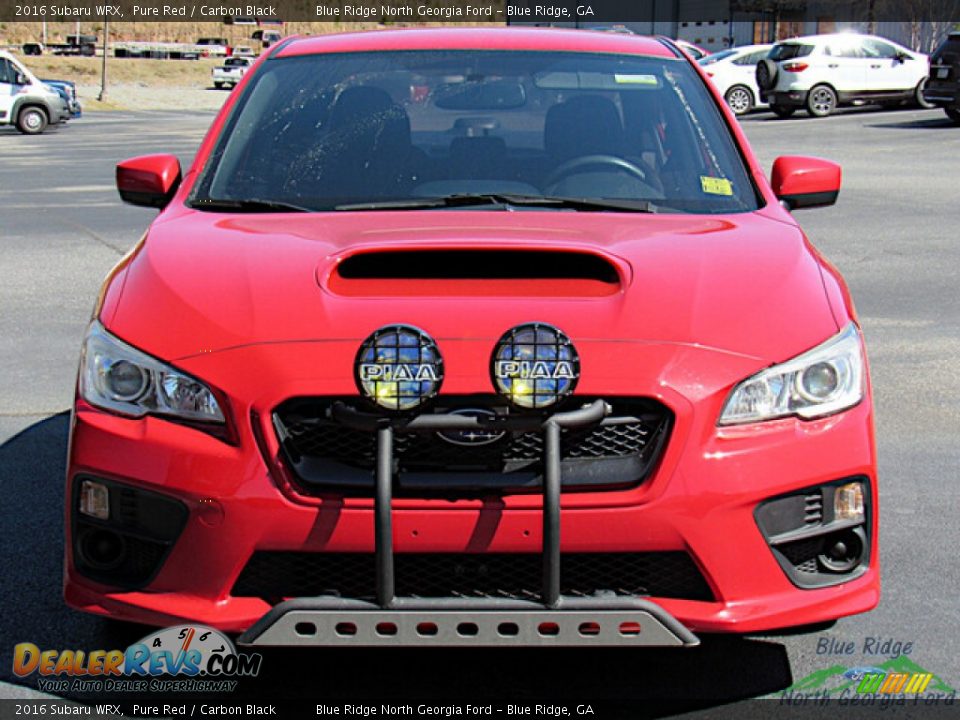 2016 Subaru WRX Pure Red / Carbon Black Photo #8