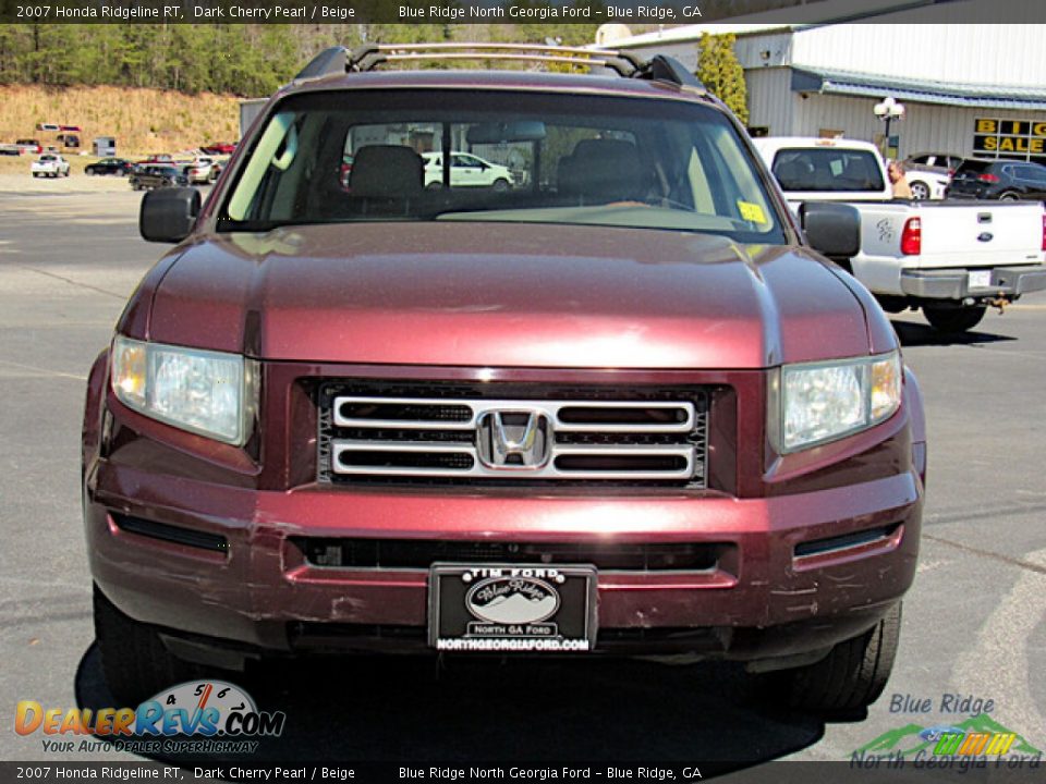 2007 Honda Ridgeline RT Dark Cherry Pearl / Beige Photo #8