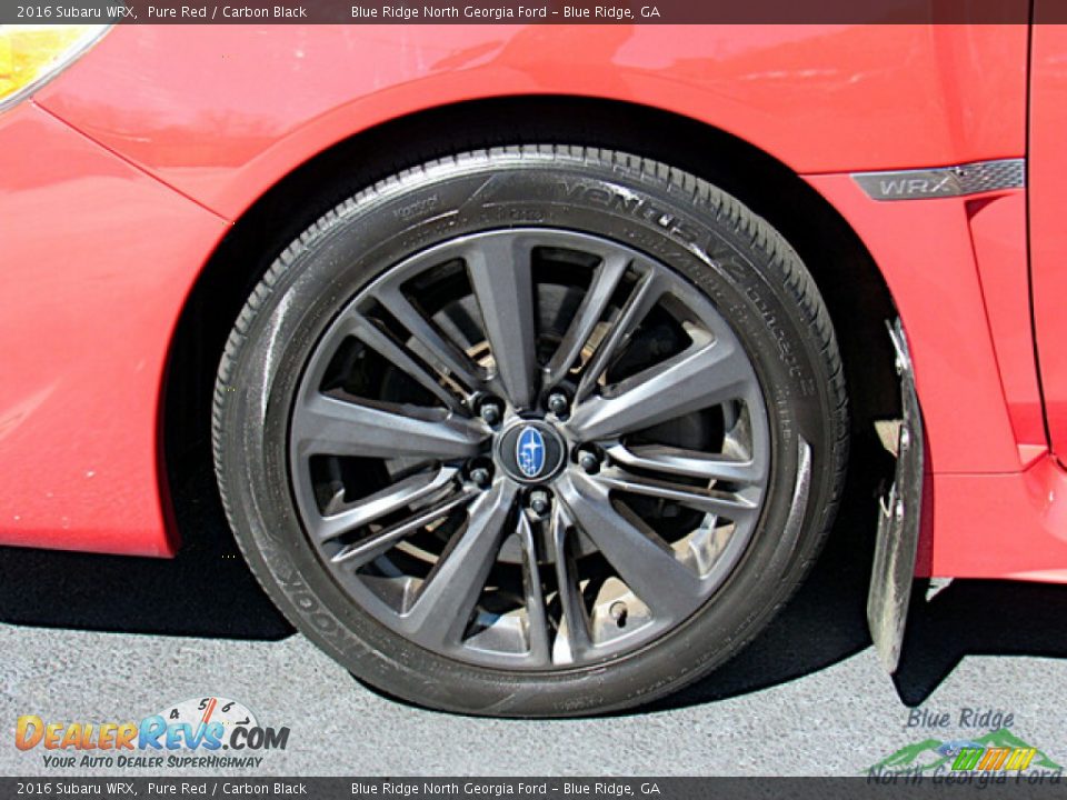 2016 Subaru WRX Pure Red / Carbon Black Photo #9