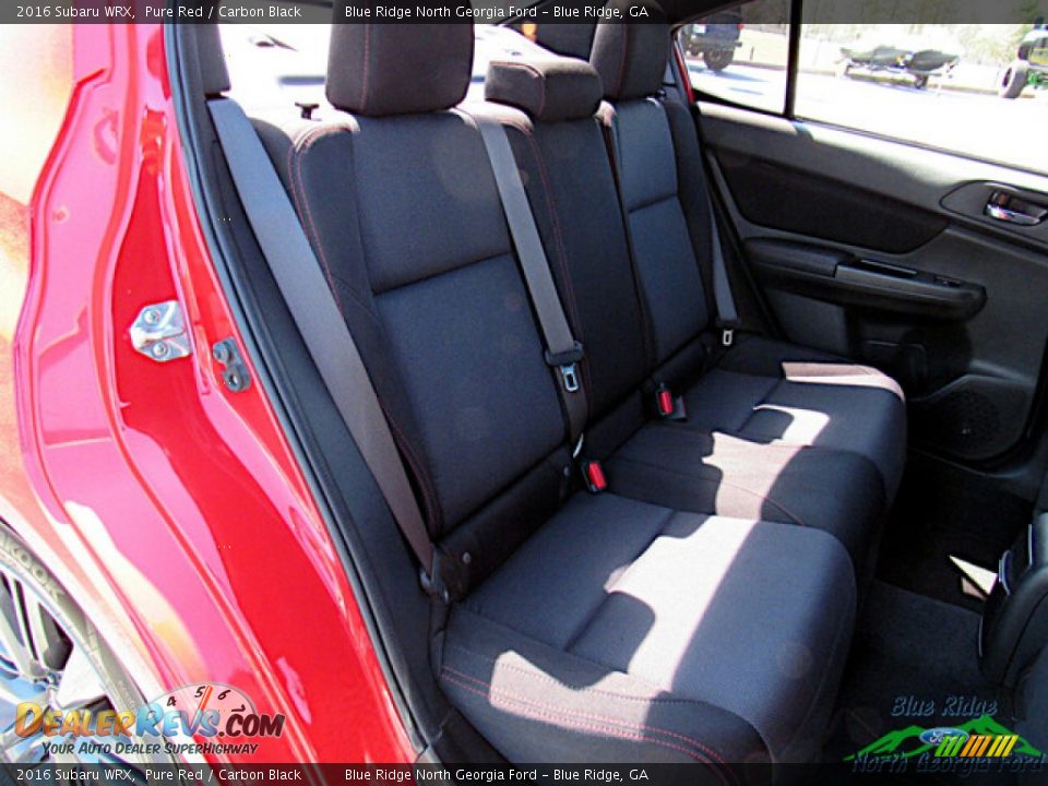 2016 Subaru WRX Pure Red / Carbon Black Photo #13