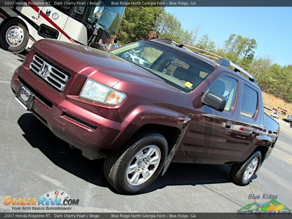 2007 Honda Ridgeline RT Dark Cherry Pearl / Beige Photo #17