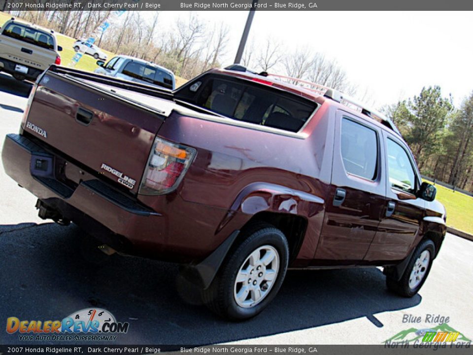 2007 Honda Ridgeline RT Dark Cherry Pearl / Beige Photo #19