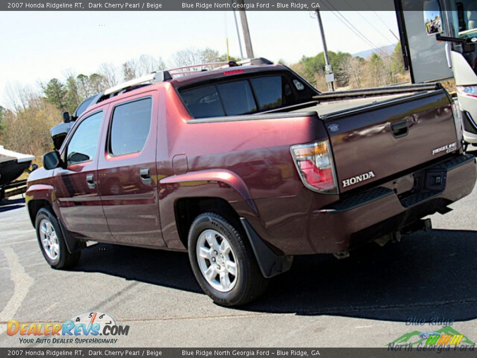 2007 Honda Ridgeline RT Dark Cherry Pearl / Beige Photo #20