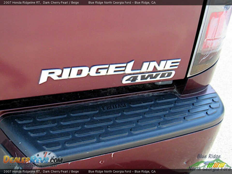 2007 Honda Ridgeline RT Dark Cherry Pearl / Beige Photo #21