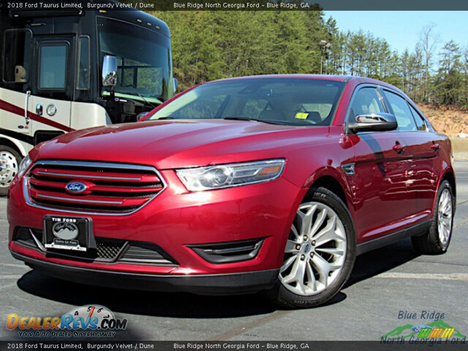 2018 Ford Taurus Limited Burgundy Velvet / Dune Photo #1