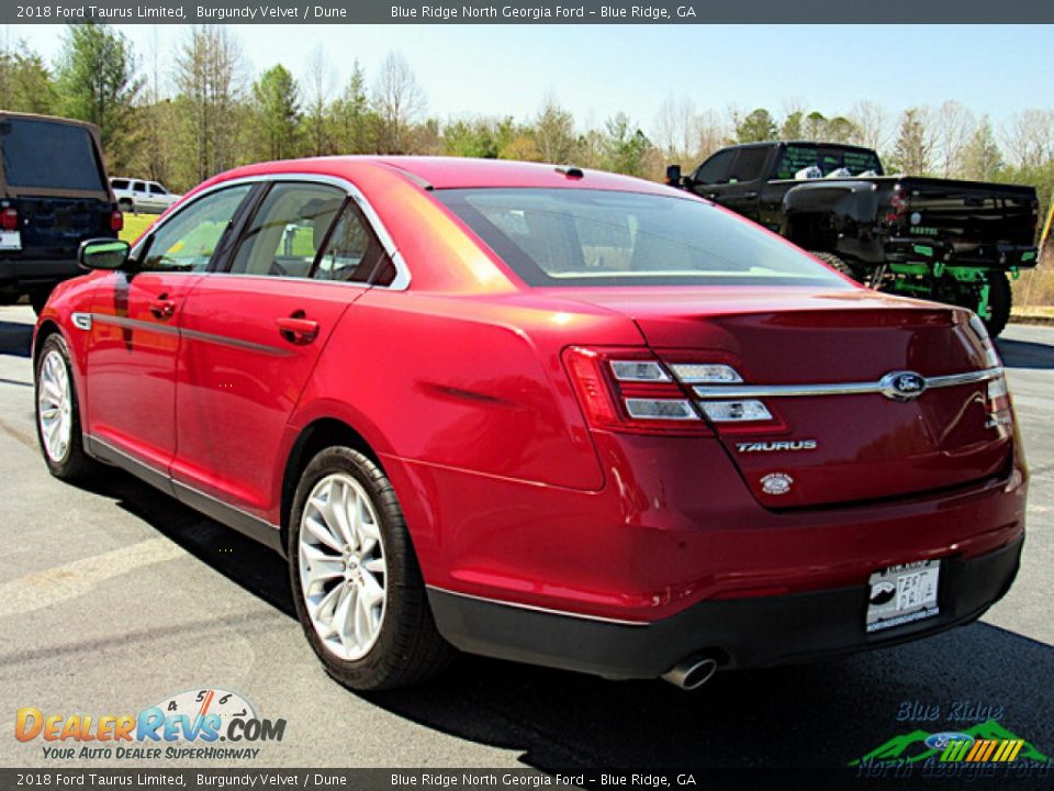 2018 Ford Taurus Limited Burgundy Velvet / Dune Photo #3