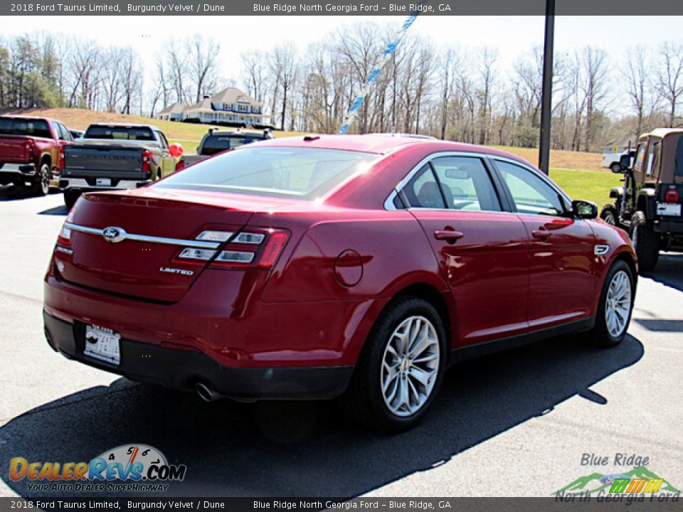 2018 Ford Taurus Limited Burgundy Velvet / Dune Photo #5