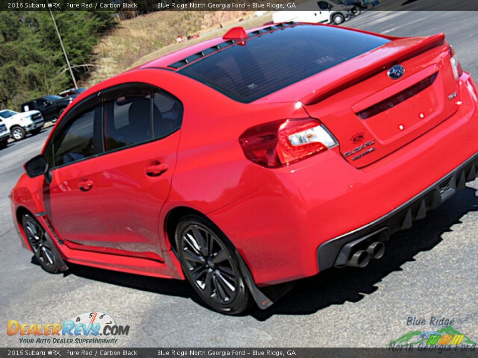 2016 Subaru WRX Pure Red / Carbon Black Photo #26