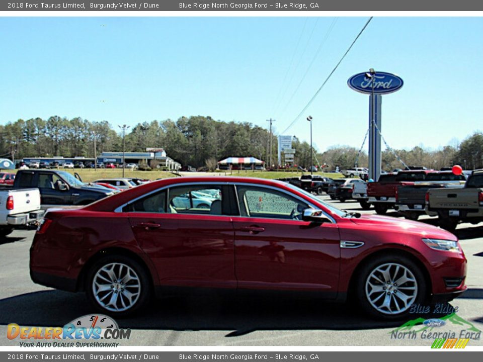 2018 Ford Taurus Limited Burgundy Velvet / Dune Photo #6