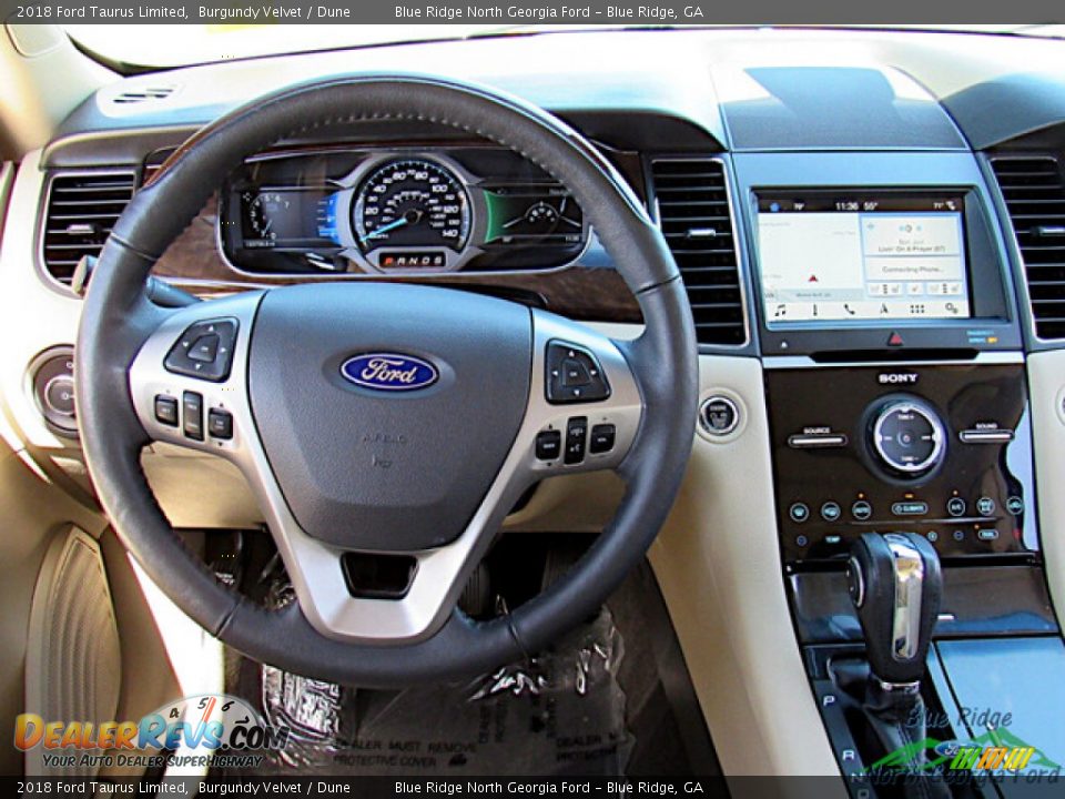 2018 Ford Taurus Limited Burgundy Velvet / Dune Photo #14