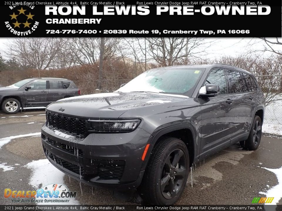 2021 Jeep Grand Cherokee L Altitude 4x4 Baltic Gray Metallic / Black Photo #1