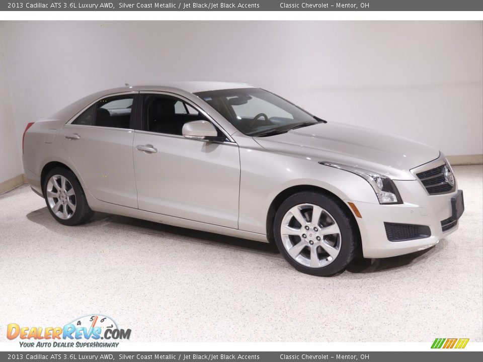 Silver Coast Metallic 2013 Cadillac ATS 3.6L Luxury AWD Photo #1