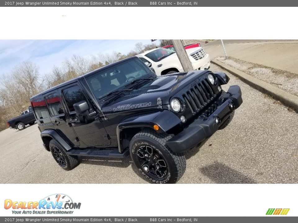 2017 Jeep Wrangler Unlimited Smoky Mountain Edition 4x4 Black / Black Photo #2