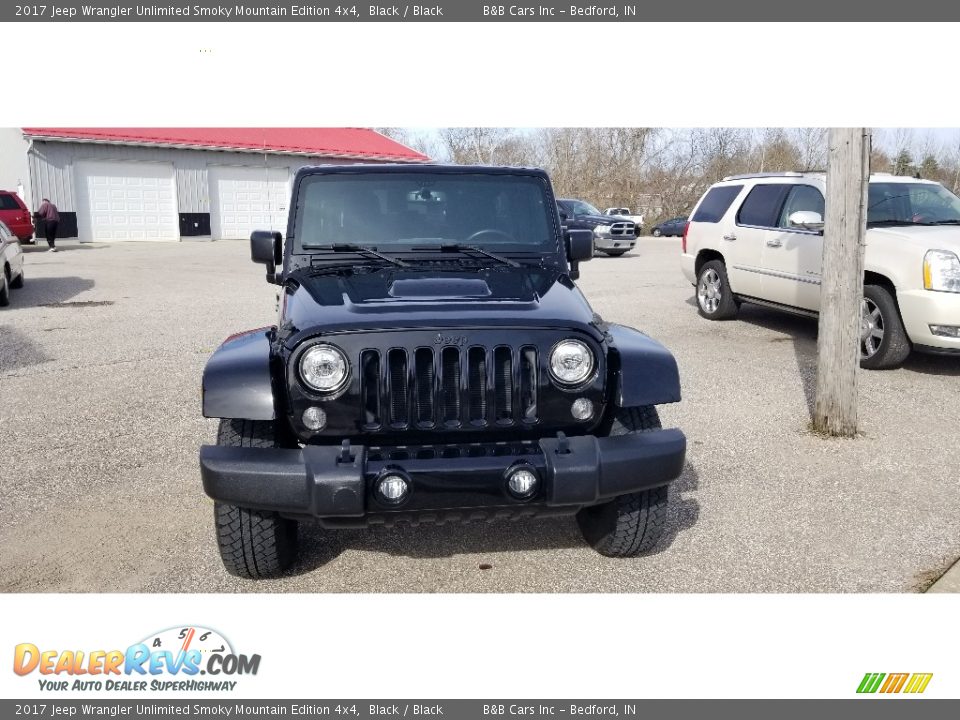 2017 Jeep Wrangler Unlimited Smoky Mountain Edition 4x4 Black / Black Photo #3