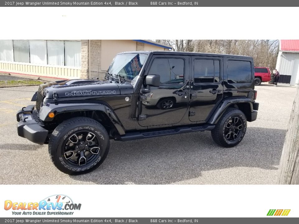 2017 Jeep Wrangler Unlimited Smoky Mountain Edition 4x4 Black / Black Photo #5