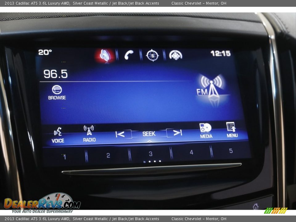 Controls of 2013 Cadillac ATS 3.6L Luxury AWD Photo #10