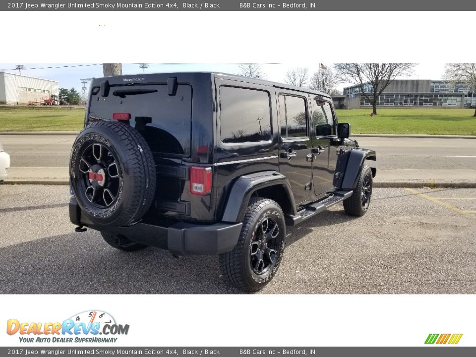 2017 Jeep Wrangler Unlimited Smoky Mountain Edition 4x4 Black / Black Photo #10