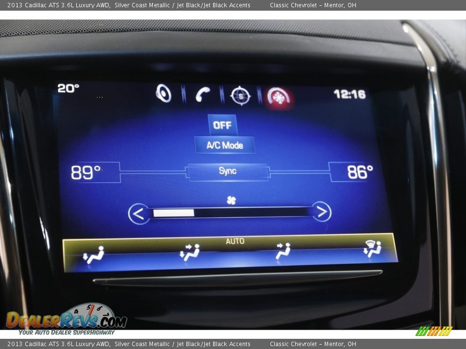 Controls of 2013 Cadillac ATS 3.6L Luxury AWD Photo #13