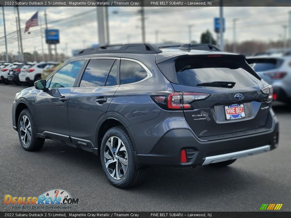 2022 Subaru Outback 2.5i Limited Magnetite Gray Metallic / Titanium Gray Photo #6