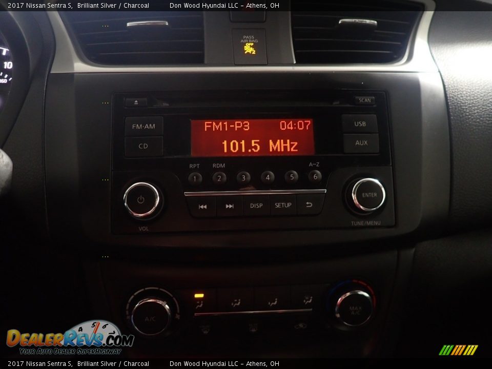 2017 Nissan Sentra S Brilliant Silver / Charcoal Photo #2