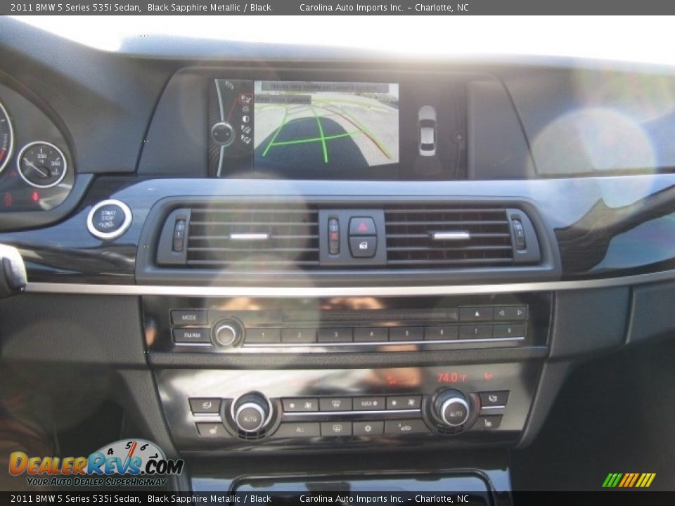 2011 BMW 5 Series 535i Sedan Black Sapphire Metallic / Black Photo #15
