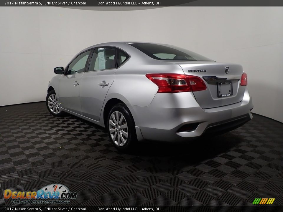 2017 Nissan Sentra S Brilliant Silver / Charcoal Photo #9