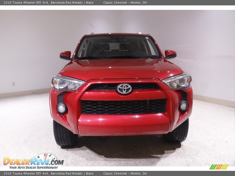 2016 Toyota 4Runner SR5 4x4 Barcelona Red Metallic / Black Photo #2