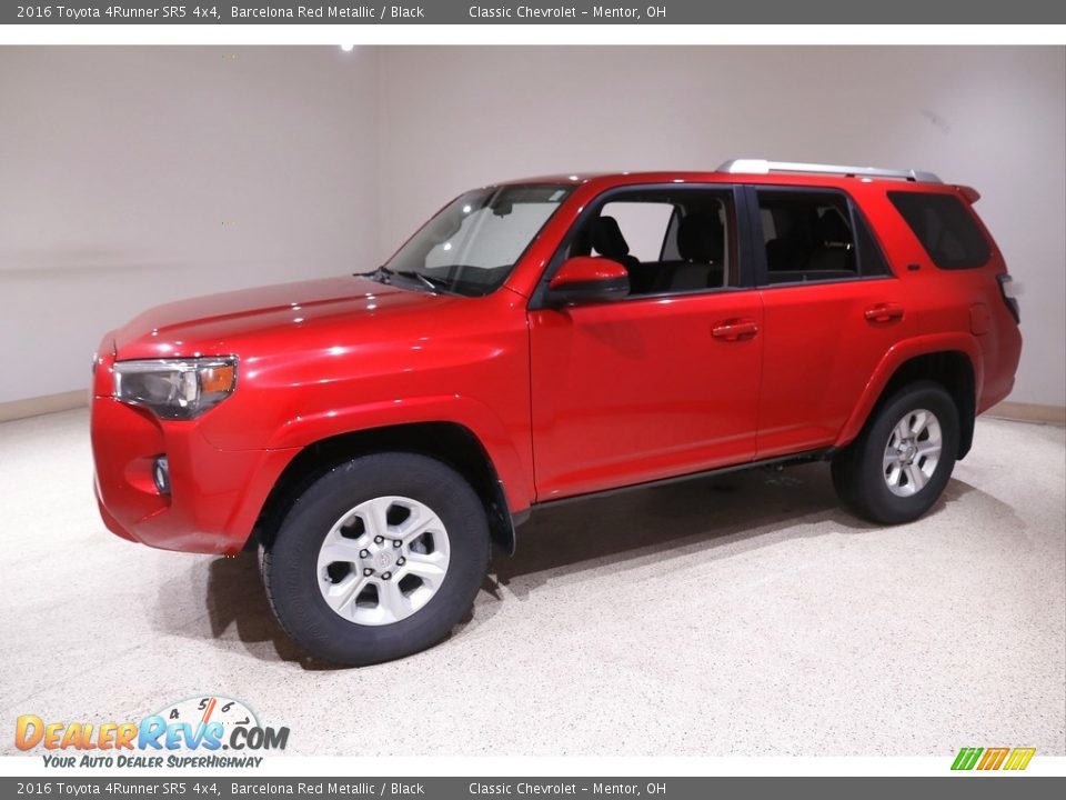 2016 Toyota 4Runner SR5 4x4 Barcelona Red Metallic / Black Photo #3