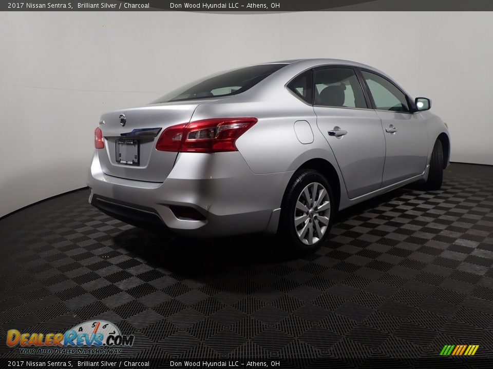 2017 Nissan Sentra S Brilliant Silver / Charcoal Photo #14
