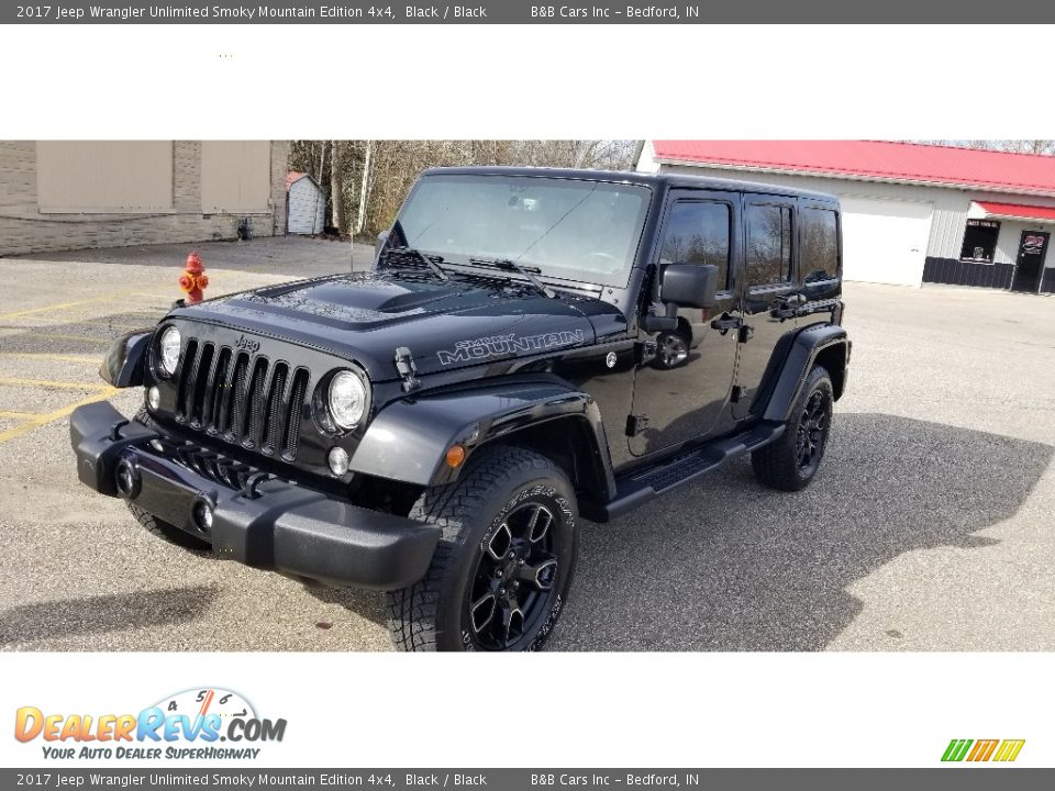 2017 Jeep Wrangler Unlimited Smoky Mountain Edition 4x4 Black / Black Photo #32