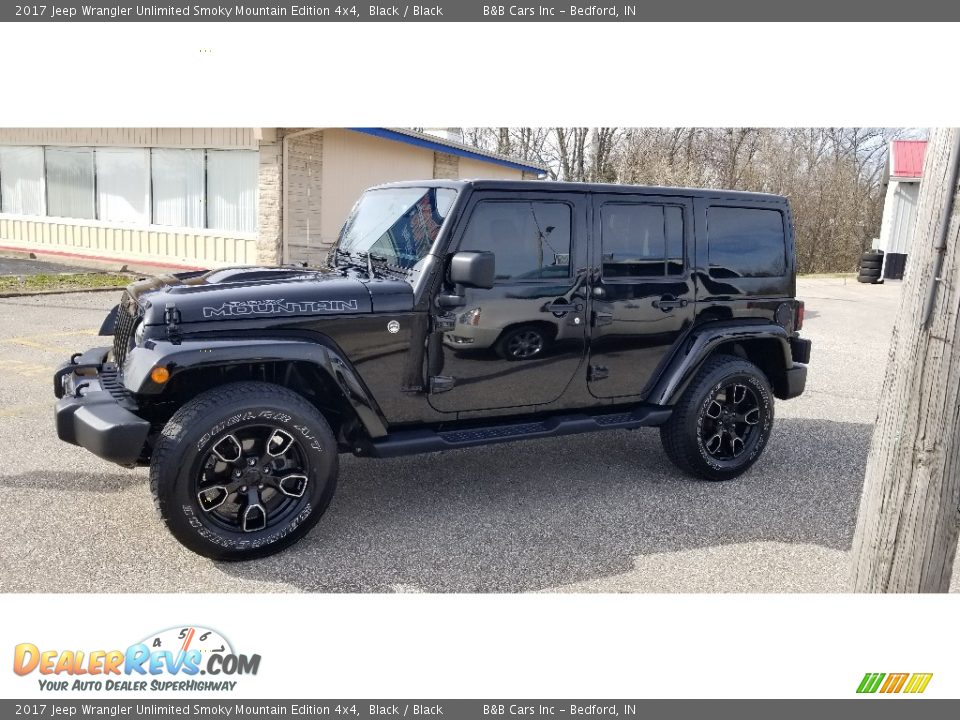 2017 Jeep Wrangler Unlimited Smoky Mountain Edition 4x4 Black / Black Photo #33