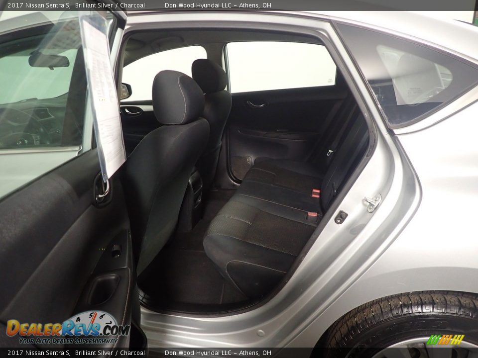 2017 Nissan Sentra S Brilliant Silver / Charcoal Photo #25