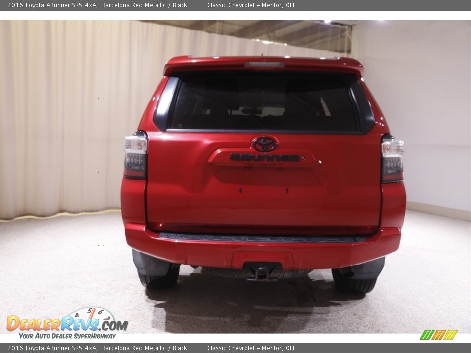 2016 Toyota 4Runner SR5 4x4 Barcelona Red Metallic / Black Photo #20