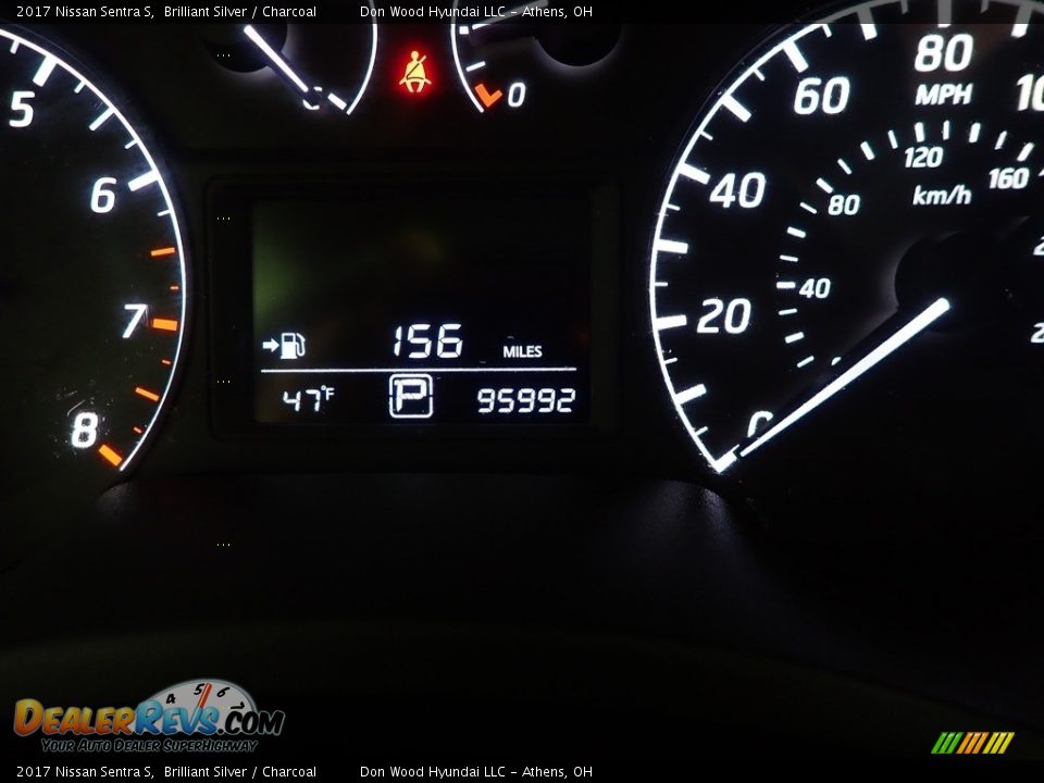 2017 Nissan Sentra S Brilliant Silver / Charcoal Photo #33