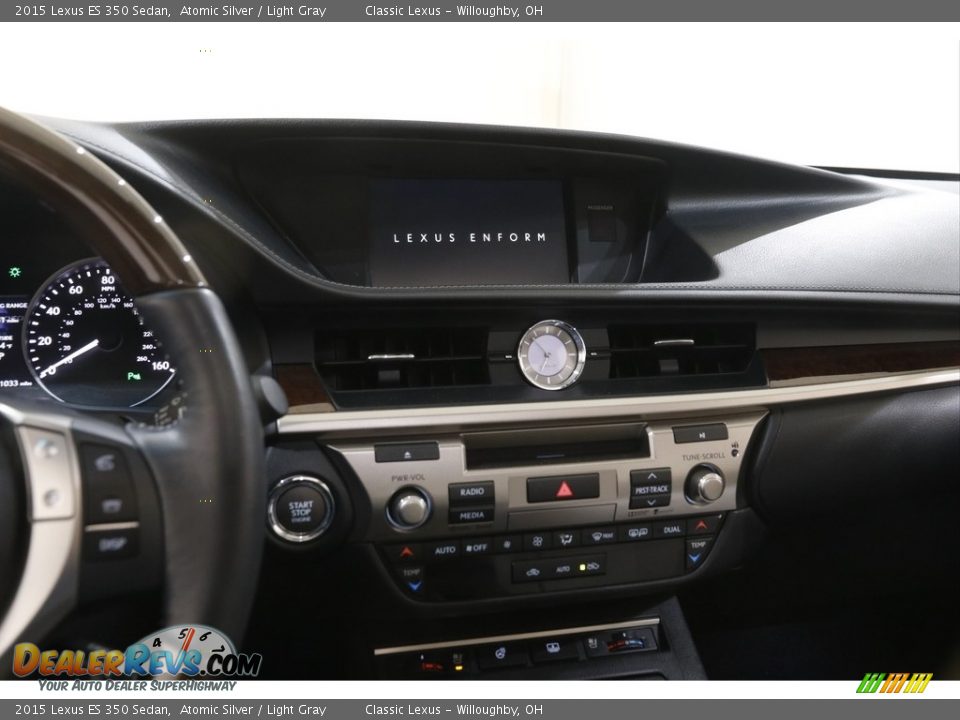 2015 Lexus ES 350 Sedan Atomic Silver / Light Gray Photo #10